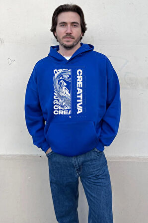 Baskılı Kapşonlu Sweatshirt FM1.193MÖ