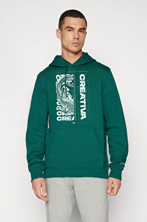 Baskılı Kapşonlu Sweatshirt FM1.193YÖ