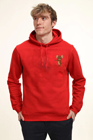 Baskılı Kapşonlu Sweatshirt FM1.194KÖ