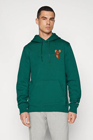 Baskılı Kapşonlu Sweatshirt FM1.194YÖ