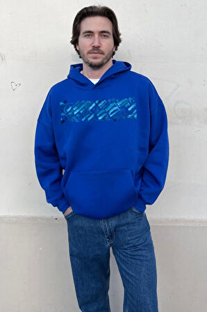 Baskılı Kapşonlu Sweatshirt FM1.195MÖ