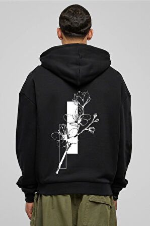 Baskılı Kapşonlu Sweatshirt FM1SÖ