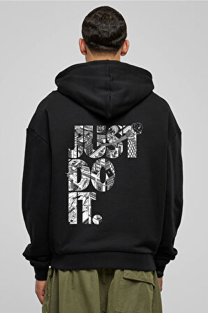 Baskılı Kapşonlu Sweatshirt FM1.3SA