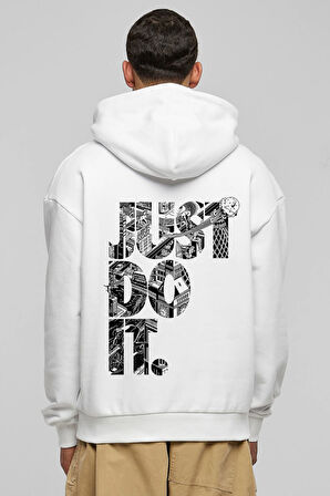 Baskılı Kapşonlu Sweatshirt FM1.3BA