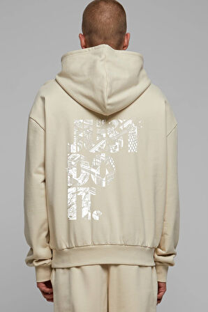 Baskılı Kapşonlu Sweatshirt FM1.3BJA