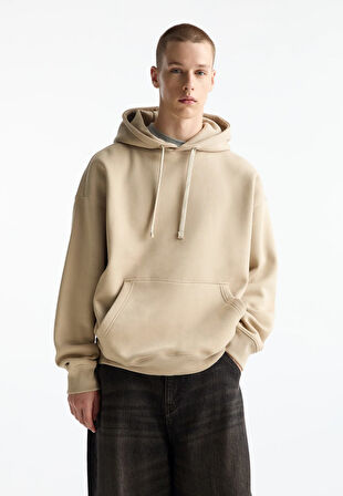 Baskılı Kapşonlu Sweatshirt FM1.3BJA