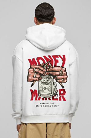 Baskılı Kapşonlu Sweatshirt FM1.4BA