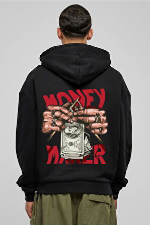 Baskılı Kapşonlu Sweatshirt FM1.4SA