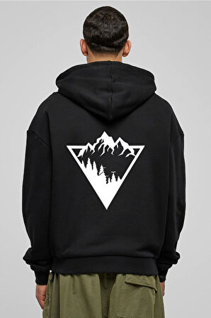 Baskılı Kapşonlu Sweatshirt FM1.6SA