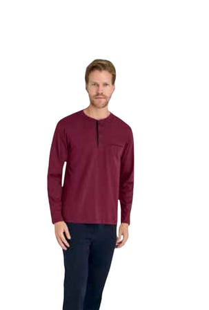 Kly Midi Yaka Erkek Uzun Kollu Kışlık Pijama 9250