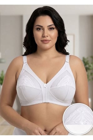 Beyaz  Toparlayıcı Sütyen - 502