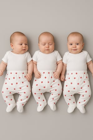 HelloBaby 3 Adet Patikli Pantolon