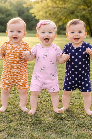 HelloBaby 3 Lü tulum set yeşil