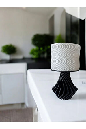 Elegance Tasarım 3D , Ev Dekorasyon , Bohem , Vintage , Dekoratif Abajur - Siyah