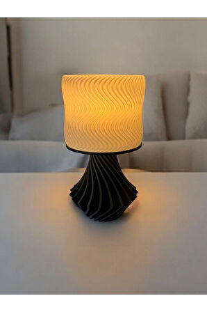 Elegance Tasarım 3D , Ev Dekorasyon , Bohem , Vintage , Dekoratif Abajur - Siyah