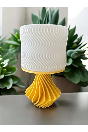 Elegance Tasarım 3D , Ev Dekorasyon , Bohem , Vintage , Dekoratif Abajur - Sarı