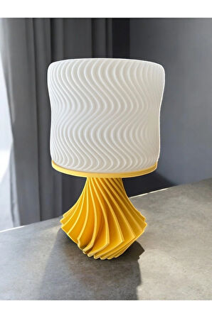 Elegance Tasarım 3D , Ev Dekorasyon , Bohem , Vintage , Dekoratif Abajur - Sarı