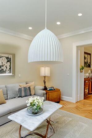 Salon , Mutfak , Oturma Odası , Çocuk Odası İçin Modern Bohem Tekli Sarkıt Avize ( 23 x 27 Cm )