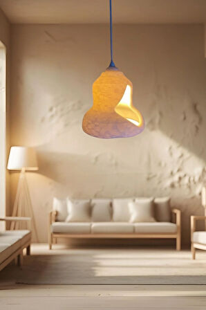 İskandinav Tarz , Beton Görünümlü , Salon , Mutfak , Çocuk Odası İçin Tekli Rustik Sarkıt Avize