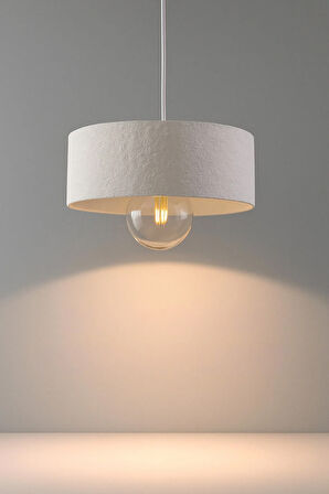 Beton Görünümlü Oval , Lüks , Vegan , Toz Tutmayan , Mutfak , Salon , Çocuk Odası İçin Modern Avize