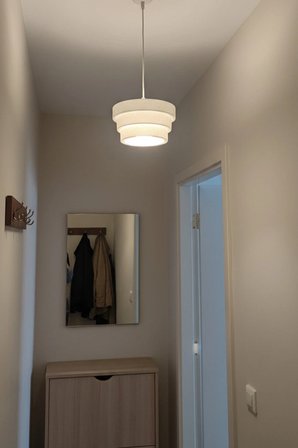 Tekli Basamak Modern Sarkıt Aydinlatma PLA Malzeme Ayarlanabilir Kablo Dekoratif Lamba