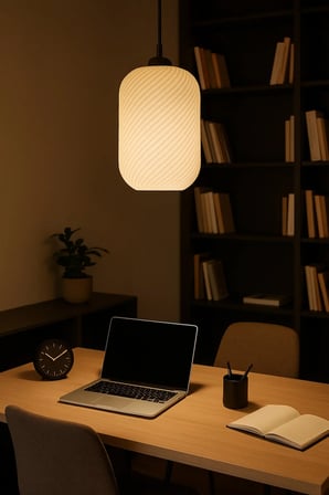 Spiral Serisi Ev , Ofis , Veranda , Mutfak İçin Dekoratif Avize ( Çap = 20 Cm )