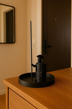 Dekoratif Biblo Roma Tütsülük Modern 9 x 13 Cm - Siyah