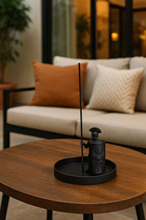 Dekoratif Biblo Roma Tütsülük Modern 9 x 13 Cm - Siyah