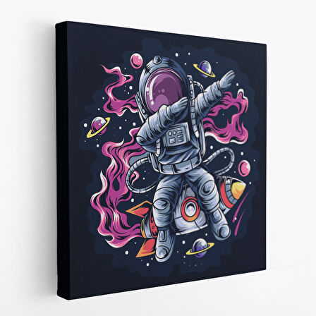 Dans Eden Astronot Kanvas Tablo-5069