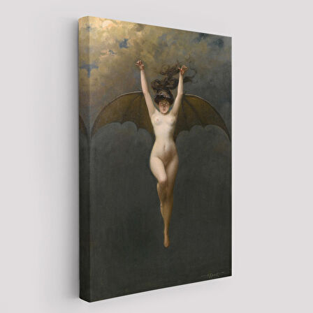Yarasa Kadın Tablosu, Albert Joseph Pénot, La Femme Chauve Souris-6171