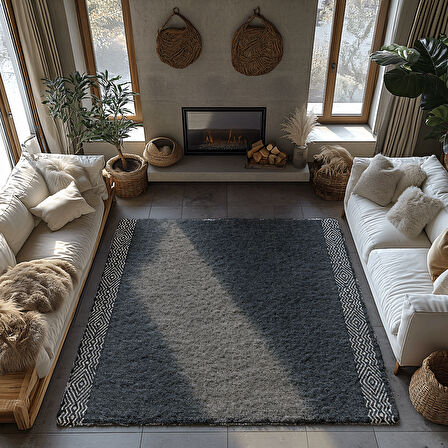 Kaymaz Taban Trend Vintage Yıkanabilir Dijital Baskı Halı