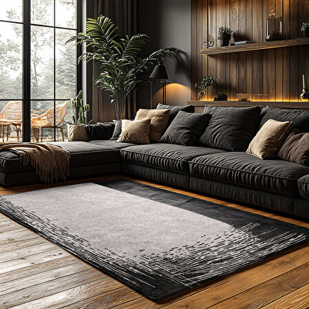 Kaymaz Taban Trend Vintage Yıkanabilir Dijital Baskı Halı