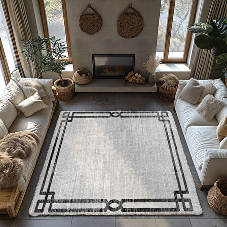 Kaymaz Taban Trend Vintage Yıkanabilir Dijital Baskı Halı