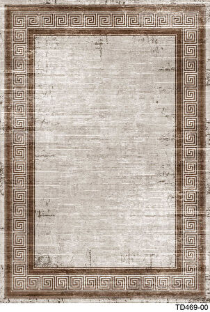 Kaymaz Taban Trend Vintage Yıkanabilir Dijital Baskı Halı