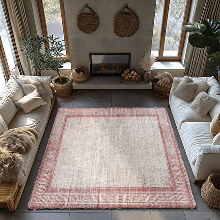 Kaymaz Taban Trend Vintage Yıkanabilir Dijital Baskı Halı