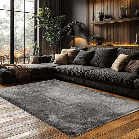 Kaymaz Taban Trend Vintage Yıkanabilir Dijital Baskı Halı