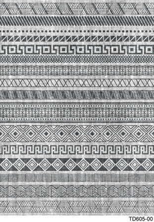Kaymaz Taban Trend Vintage Yıkanabilir Dijital Baskı Halı
