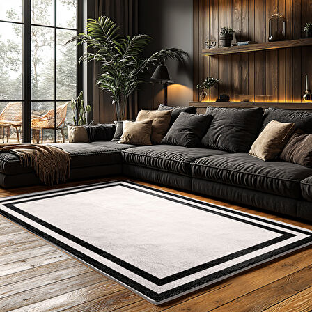 Kaymaz Taban Trend Vintage Yıkanabilir Dijital Baskı Halı