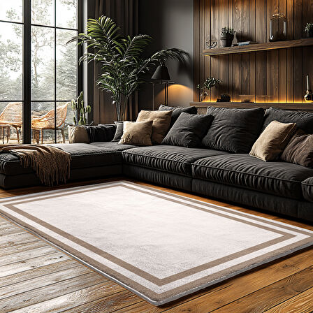 Kaymaz Taban Trend Vintage Yıkanabilir Dijital Baskı Halı