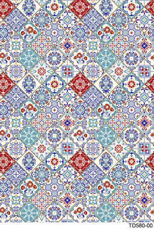 Kaymaz Taban Trend Vintage Yıkanabilir Dijital Baskı Halı