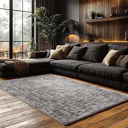 Kaymaz Taban Trend Vintage Yıkanabilir Dijital Baskı Halı