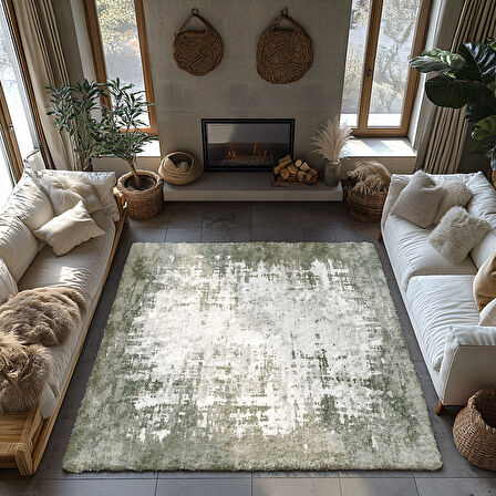 Kaymaz Taban Trend Vintage Yıkanabilir Dijital Baskı Halı