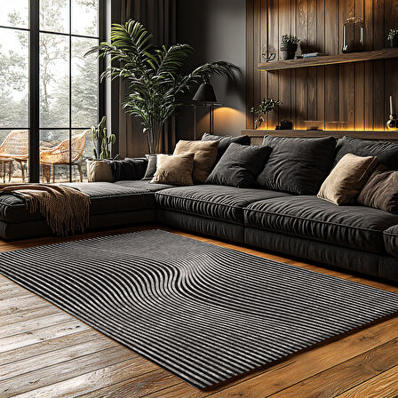 Kaymaz Taban Trend Vintage Yıkanabilir Dijital Baskı Halı