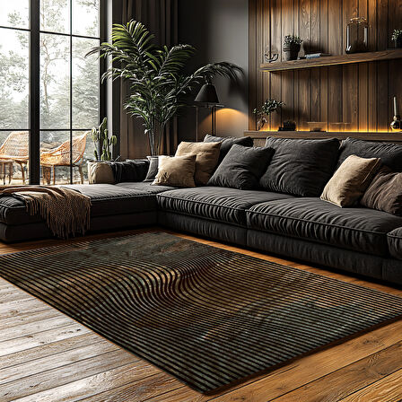 Kaymaz Taban Trend Vintage Yıkanabilir Dijital Baskı Halı