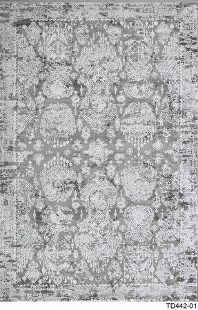 Kaymaz Taban Trend Vintage Yıkanabilir Dijital Baskı Halı