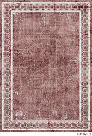 Kaymaz Taban Trend Vintage Yıkanabilir Dijital Baskı Halı