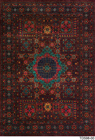 Kaymaz Taban Trend Vintage Yıkanabilir Dijital Baskı Halı