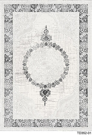 Kaymaz Taban Trend Vintage Yıkanabilir Dijital Baskı Halı