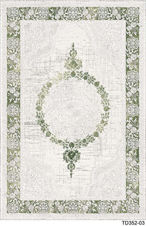 Kaymaz Taban Trend Vintage Yıkanabilir Dijital Baskı Halı