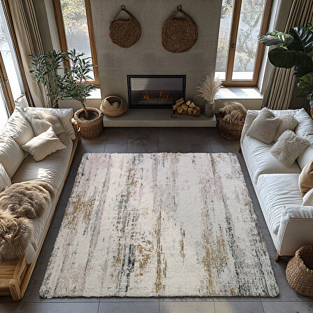 Kaymaz Taban Trend Vintage Yıkanabilir Dijital Baskı Halı